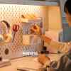 Dining cabinet hole board accessories hook holder high-end coffee storage rack universal hook storage box home