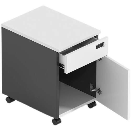 木质家具职带员文件柜桌三下活动柜抽移动物柜密码锁办0024储公室 - 图3