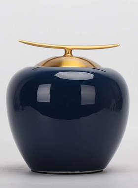 现代新中式陶瓷罐摆件客厅博古架摆设样板房客厅玄关电视柜装饰品