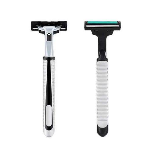 威锋双层刀片男士剃须刀通用胡须刀老式手动刮胡刀刀头刮脸刀 - 图3