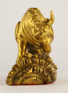 厂家铜牛摆件财运如虹铜牛福牛生肖牛家居铜器工艺品摆件