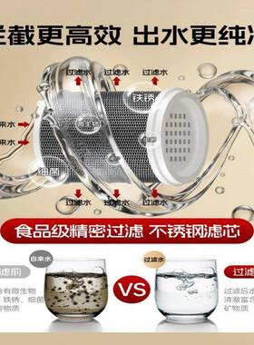 水龙头式过滤器免换滤芯接口净水器通用万向防溅花洒接头厨房抽拉