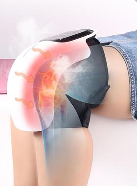 舒缓疲劳膝盖按摩器充电振动红外触屏膝部按摩仪发热理疗膝关节