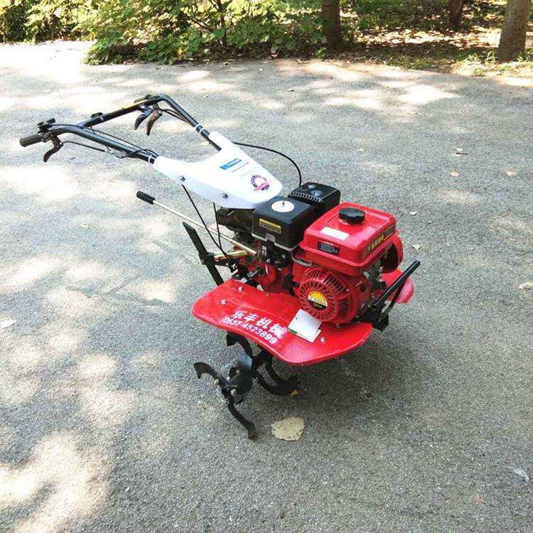 Small self-propelled rotary tiller, multifunctional diesel four-wheel drive tiller, hand-held tiller, reasonable price