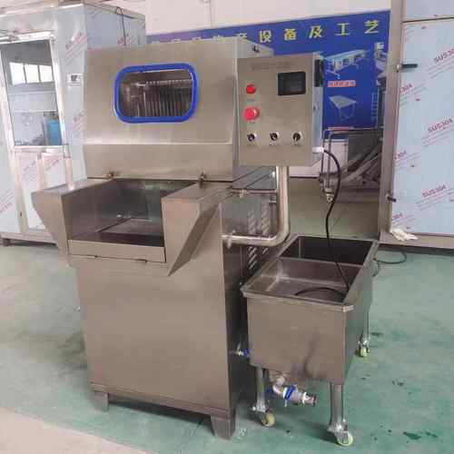 全自动盐水注射机牛肉猪肉鸡鸭肉腌制入味注射机羊肉牛排注脂机 - 图0