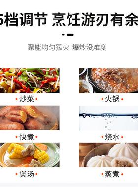 赛米控3500w商用电磁炉5000w8000w餐厅用炒菜电磁灶高效节能