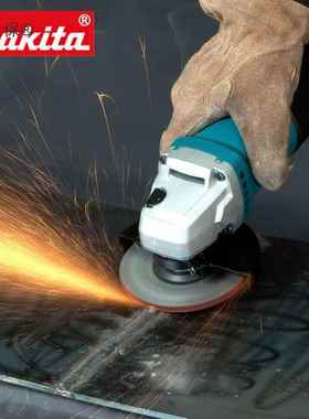 Makita牧田角磨机切割机大功率磨光机多功能手磨抛光打磨机麦太保