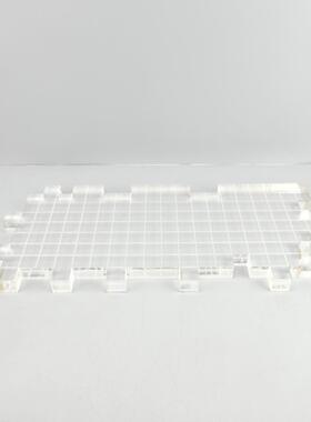 北欧创意不规则亚克力方块香薰收纳装饰托盘玄关客厅卧室家居饰品