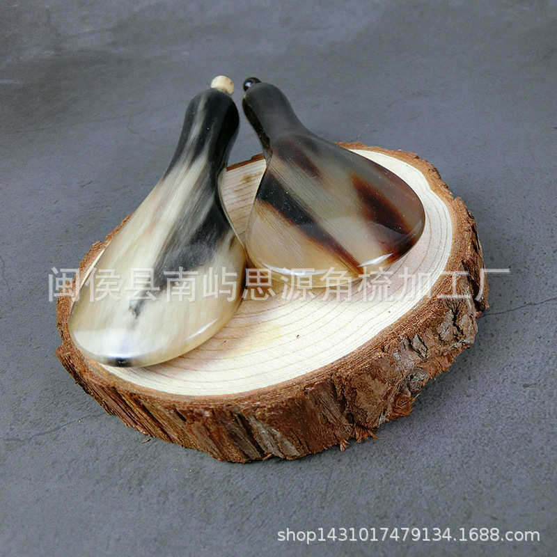 棒棒筋拨牛角面部脸部眼部通用拨拔黄水眼经棒美容女板刮痧经按摩 - 图3