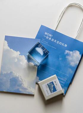 新款水晶玻璃云朵立方体ins风创意摆件生日治愈系情侣礼物小众