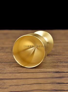 采购产品全铜酒杯，纯铜高脚杯，覆古古董大，中，小酒杯套，工艺