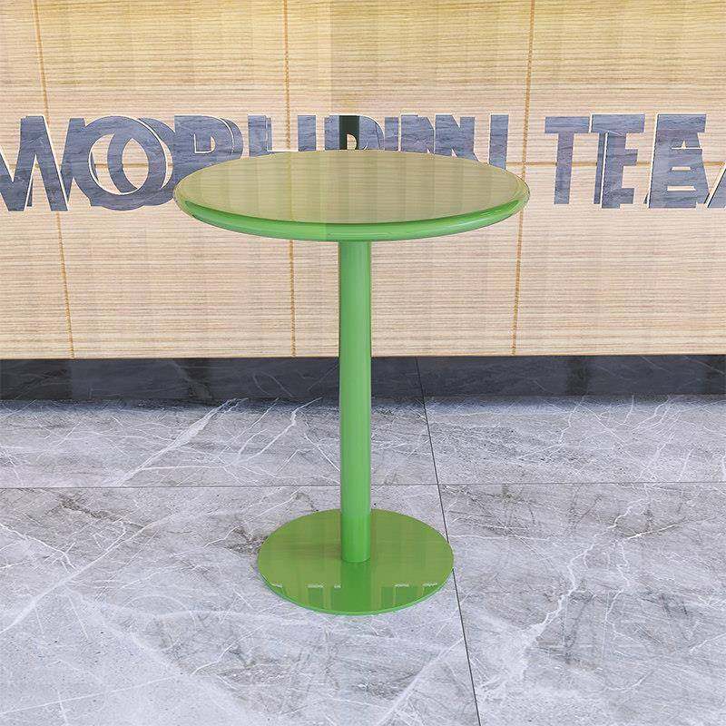 网红碳钢圆餐桌小户型客厅铁艺茶几奶茶店咖啡桌户外小桌子阳台桌,淘宝优惠券,粉丝福利购,淘宝优惠卷