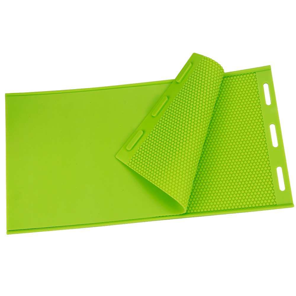 硅胶巢础机手动橡胶巢础压片模具 巢础蜡片DIY橡胶模具2片5.4房眼 - 图3