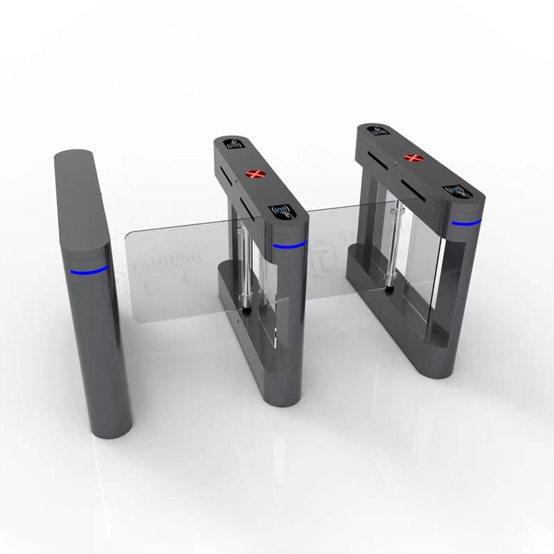Swing gate for pedestrian passage in school community, one-card attendance access control system, smart campus scenic spot, factory small swing gate