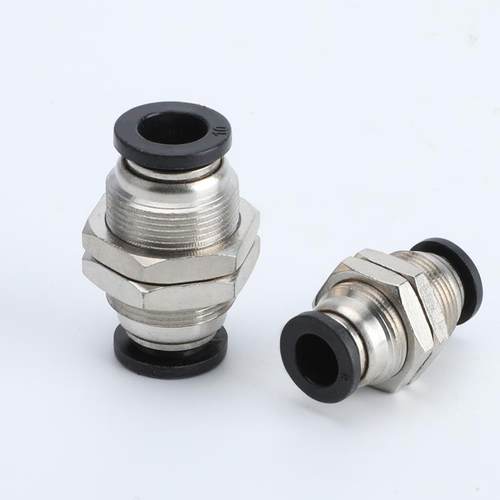 精品黑色气动快速接头PM-4快插PM-6隔板PM-8直通PM-10气管PM-12 - 图2