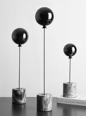 品现代简约轻奢风天厅然大理石创意居客电LZT-07家视柜桌面抽象装