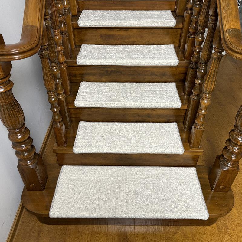 Solid wood step mat glue-free self-adhesive non-slip indoor step special carpet floor mat wipeable