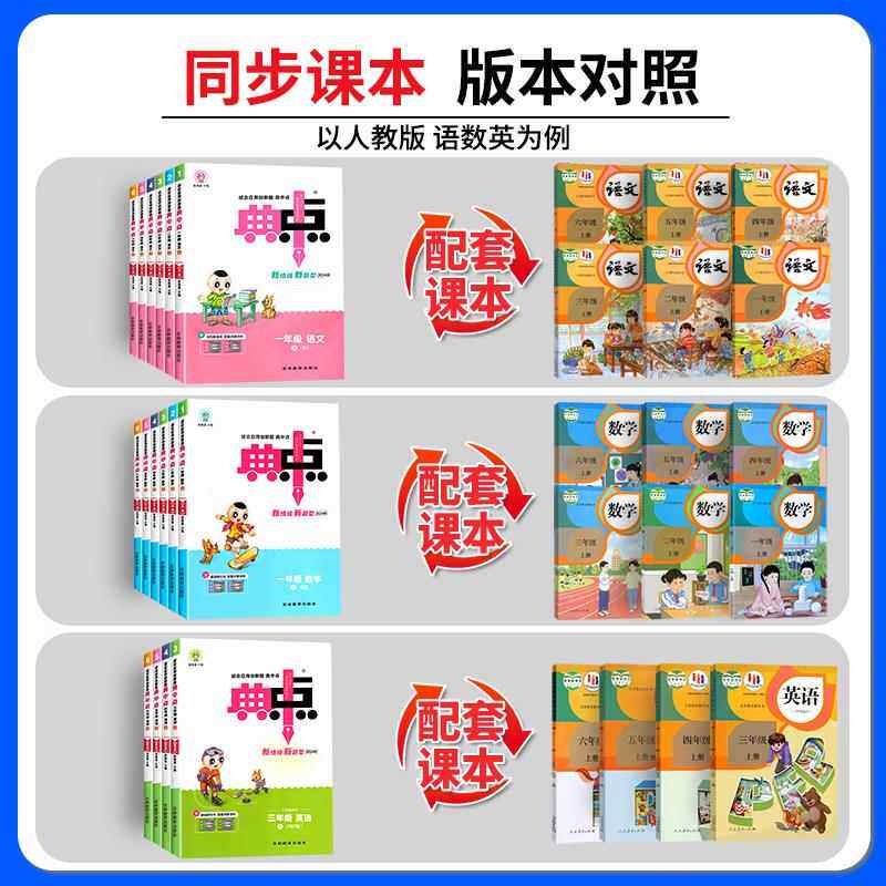 2026春 典中点三年级下册一二三四五六年级下册语文数学人教版北师大版苏教青岛英语外研译林版同步训练 荣德基典中点一年级下