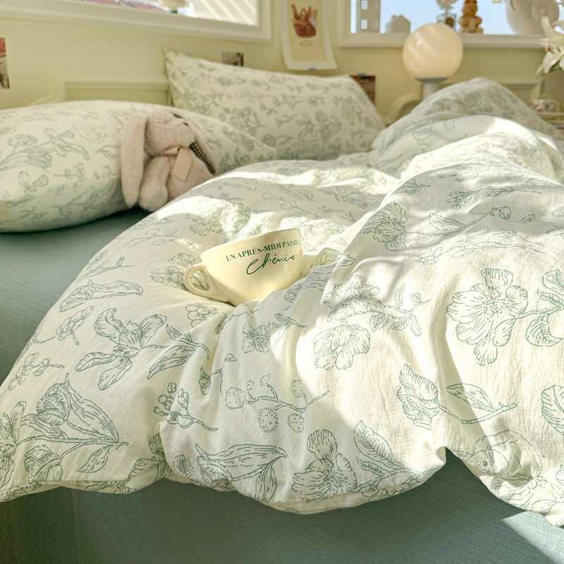 直销水洗点四风波奶油件套套棉被单被罩工厂代发床上三件套被单,淘宝优惠券,粉丝福利购,淘宝优惠卷