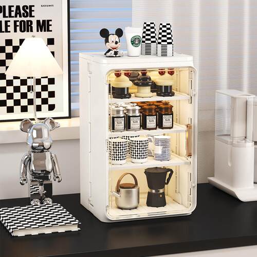 桌面置物架多层厨房杯子茶具收纳防尘沥水杯架茶水间咖啡马克杯架 - 图1