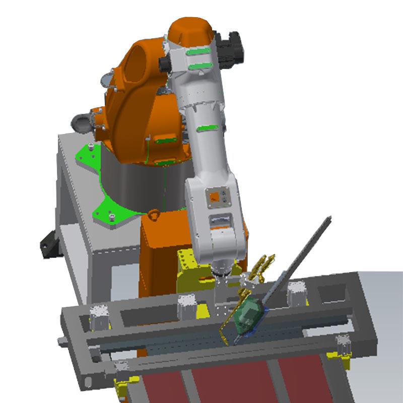 Shenzhen manufacturer lead plate flame welding manipulator laser welding automation industrial intelligent equipment manipulator arm