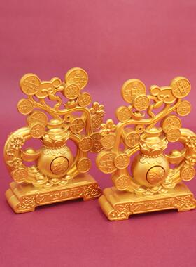 招财进宝万世福禄摆件家居工艺品摆件客厅书桌玄关前台装饰品摆件