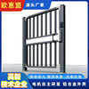 Pedestrian fence gate gate courtyard aluminum alloy channel swipe card face courtyard electric small door advertising recognition access control community