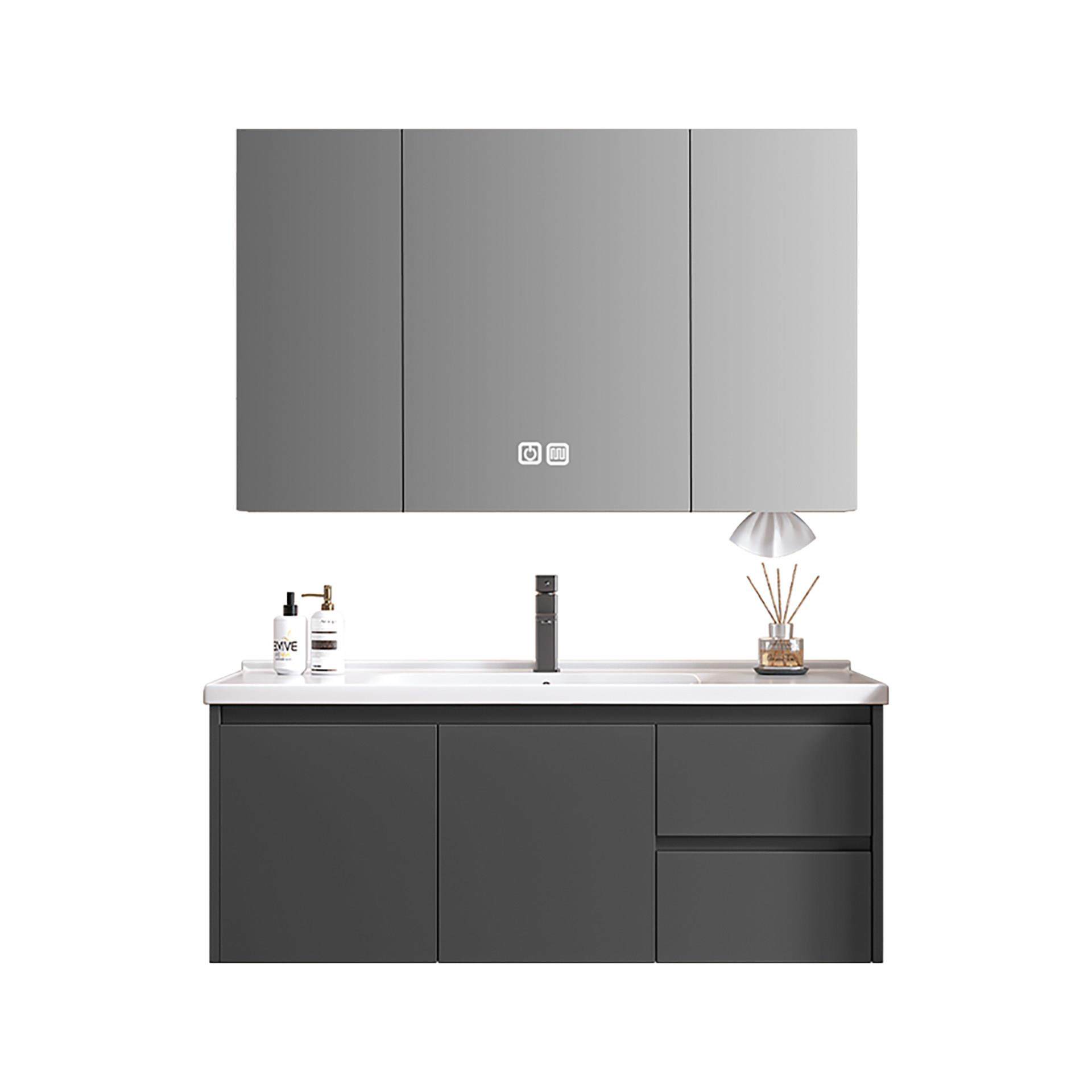 加厚全铝铝蜂窝浴室柜陶瓷一体盆卫生间洗脸盆洗漱台智能镜柜组合,淘宝优惠券,粉丝福利购,淘宝优惠卷