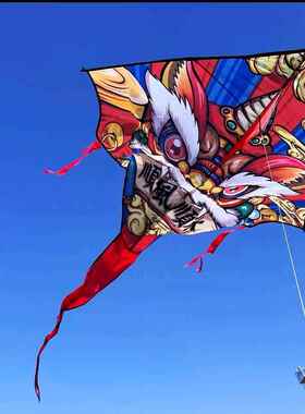 潍坊风筝新款国潮醒狮风筝成人大型专用特大号风筝广场摆摊