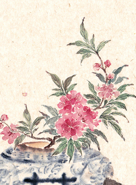 张心宇-日有喜 限量签章版画 古风文化中式装饰画带装裱45*60cm