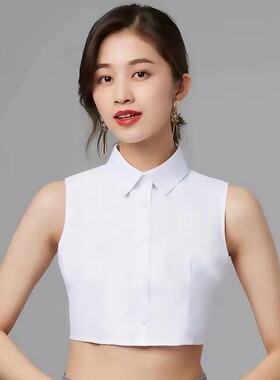 假领子衬衫女白色免烫内搭领多功能装饰秋冬季节约百搭衣领