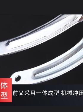 轮椅配件大全前轮前叉总成一套带轴承免充气678寸万向轮小轮支架