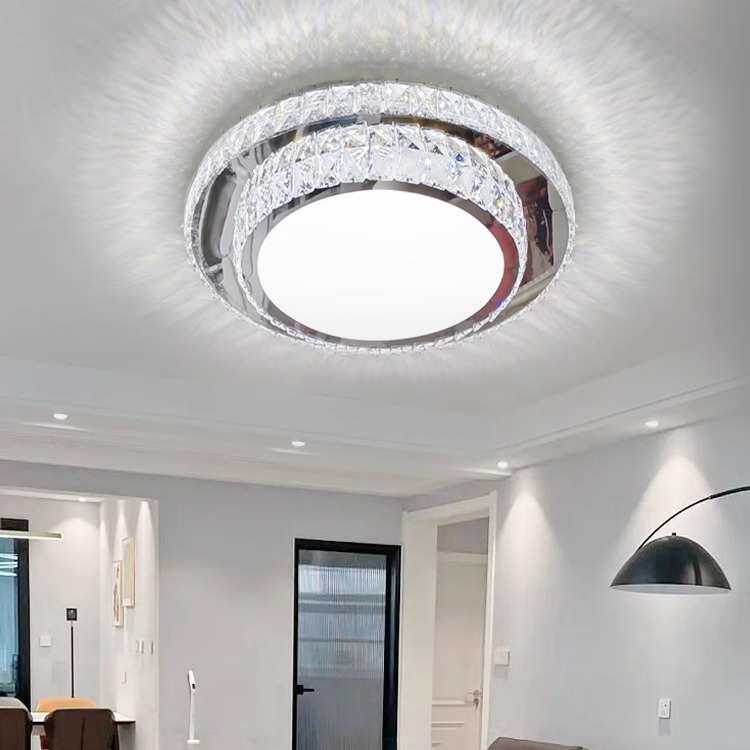 客厅水晶灯现代简约2024年新款圆形大气主卧室全屋套餐组合灯具,淘宝优惠券,粉丝福利购,淘宝优惠卷