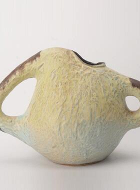 侘寂中古风星点陶瓷花瓶高级感桌面家居软装插花器覆古装饰品