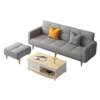 Multifunctional folding sofa bed dual-purpose fabric sofa simple single living room rental room folding bed lazy small apartment