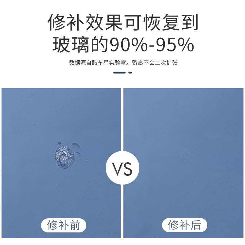 挡风玻璃修复液汽车镜子裂痕缝补胶 透明门窗还原剂纹钢化前家用 - 图0
