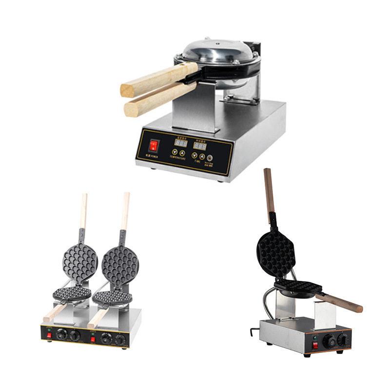 Egg waffle machine commercial electric heating Hong Kong-style egg pancake machine double-sided heating pancake popping egg waffle oven equipment