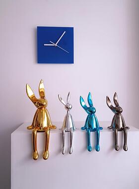 现代无障碍豪华时尚艺术兔子客厅学习儿童礼物电视柜样板房装饰个