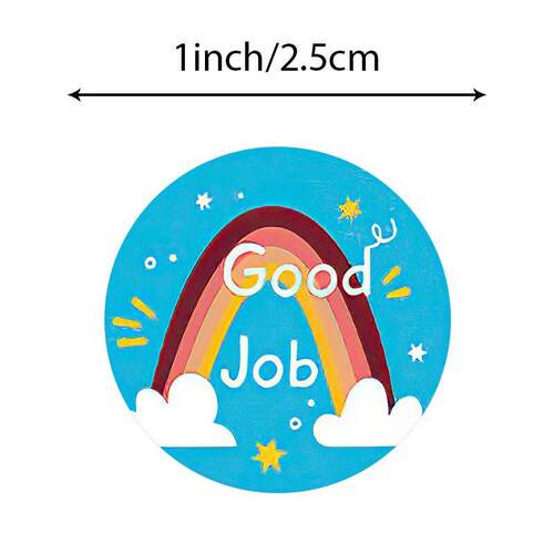 500pcs Star Reward Stickers for Kids School Teacher Supplies - 图0