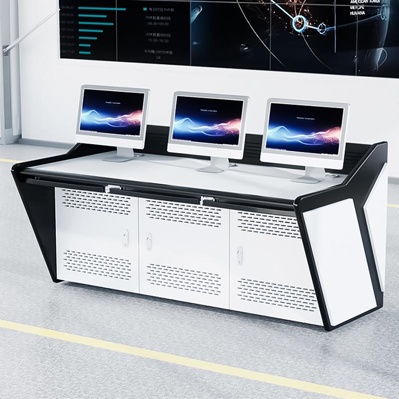 Centralized console PC industrial computer cabinet console video security monitoring console dust-proof intelligent operating console