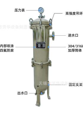 非标E厂家衬四222氟滤芯式过器 聚四氟乙烯精P密过滤器 TF保安过