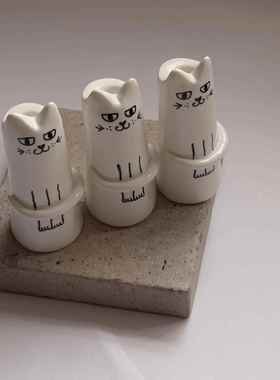 跨境新品亚马逊爆款创意小猫插花