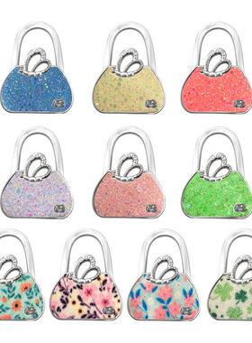 蝶花挂天使的翅膀折叠便携挂包钩大学生书包桌面创意挂钩热卖产品