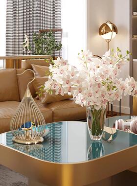 直销新款新中式鸟笼金属轻奢摆件高级感家居电视柜玄关礼品礼物装