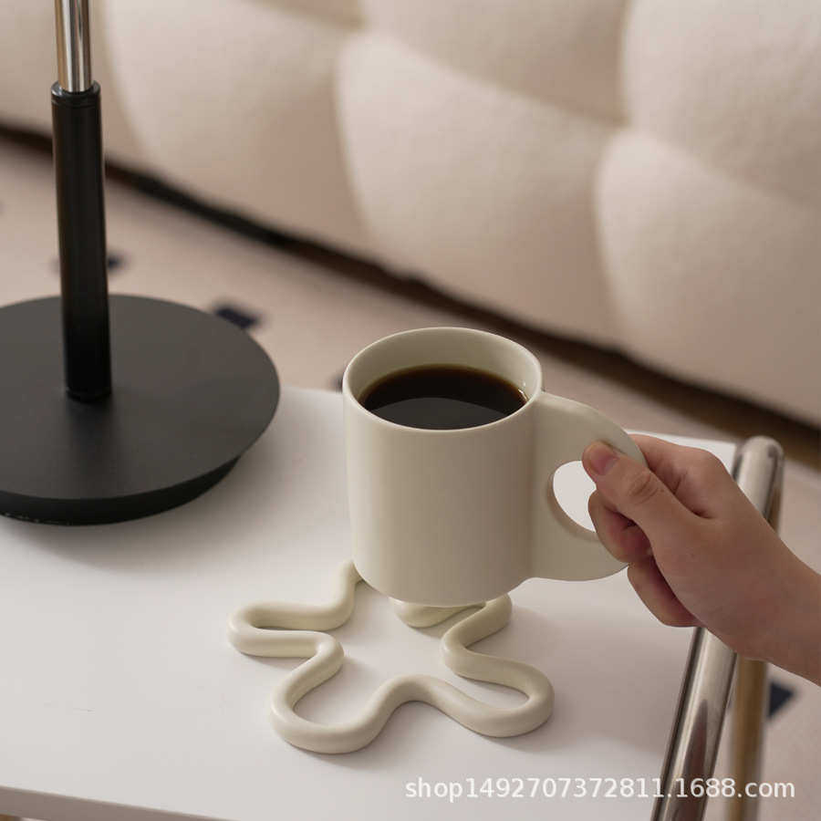北欧风陶瓷隔热垫餐垫创意不规则抽象锅垫厨房汤碗盘子垫杯垫茶壶,淘宝优惠券,粉丝福利购,淘宝优惠卷