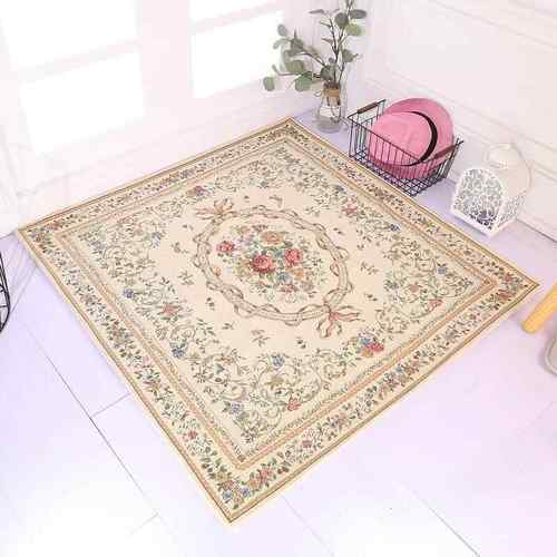 高档垫正方地形毯电脑转椅垫化妆凳地毯子家用脚吊篮书桌椅地椅毯 - 图3