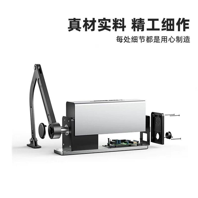 侧装开门机远程90曲臂电动闭门器铁门防火门门禁自动庭院防水电机 - 图3