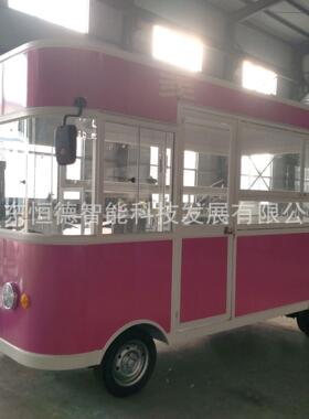 电动四轮小吃车定制尺寸大小售卖糖葫芦移动餐车夜市景区摆摊
