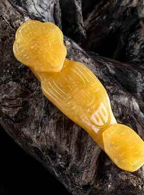 高档天意然大小号米玉如意摆件 吉祥如客厅家居招吉财风水祥物摆