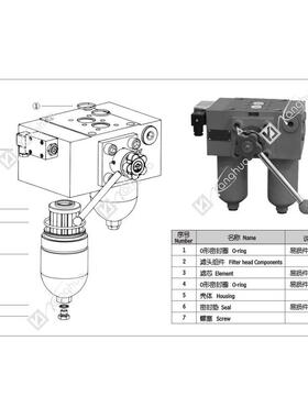 供应687SGF系列双筒F压床滤油滤器 SG压过器 机设备双筒过滤器